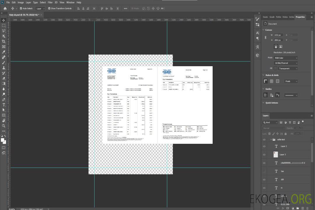 Modèle Word et PDF de relevé bancaire d'Halifax au Royaume-Uni, 2 pages, version 2 template Modèle Word et PDF de relevé bancaire d'Halifax au Royaume-Uni, 2 pages, version 2 template